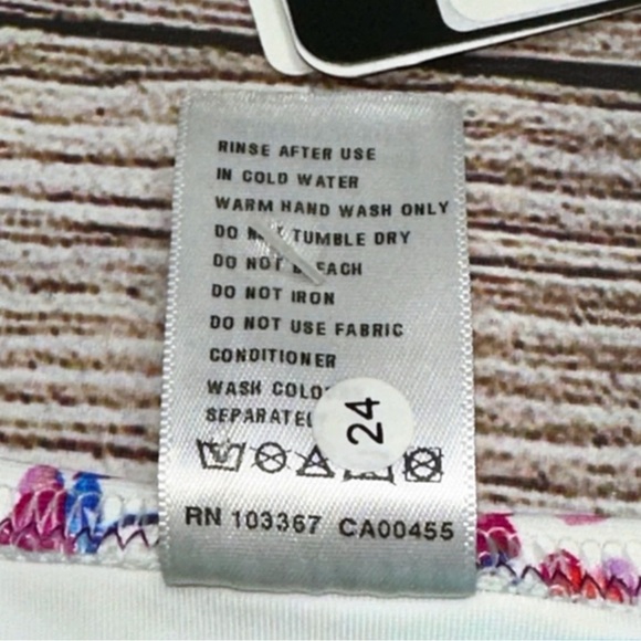 NWT Fantasie Multicolor Floral High Waist Bikini Bottoms Size S - Picture 5 of 11